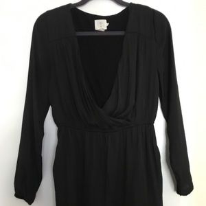 Alice & urban outfitters black romper satin medium